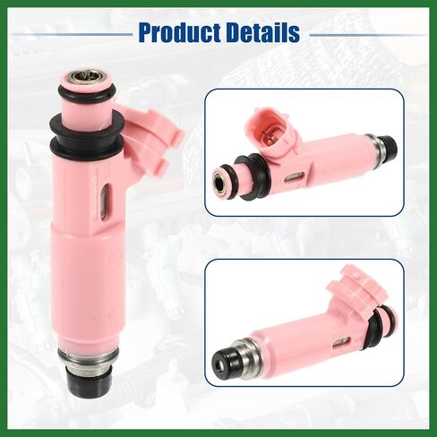 Motoforti Car Fuel Injector Nozzle Replace for Toyota Camry 3.0L 3.3L 2001-2006 23250-0A020 - Pack of 1 Pink Long-Lasting in Saudi Arabia