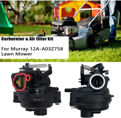 مجموعة المكربن متوافقة مع Murray 12A-A03Z758 Lawn Mower Carb Carb in Saudi Arabia