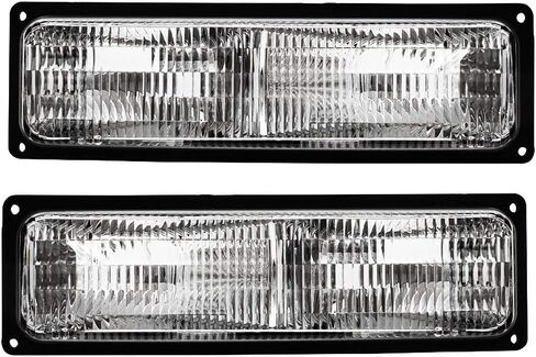 EPIC LIGHTING OE Style Halogen Signal Lights Assembly Replacement for CHEVROLET GMC 94-02 C/K PICKUP BLAZER TAHOE SUBURBAN [ GM2520128 GM2521128 5976837 5976838 ] Pair in Kuwait