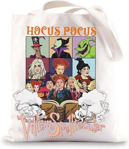 BWWKTOP Sandersonn Sisters Tote Bag Dr Facilier Fans Gift Ghost Shoulder Bag Villains Spelltacular Witch Merch in Saudi Arabia