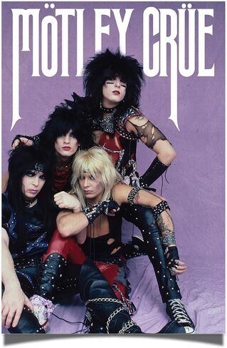 Desert Cactus Motley Crue Poster 11 x 17 Inch Room Office Décor Decoration Official Fan Gear (11x17 inch,Design 11, Paper) in Saudi Arabia