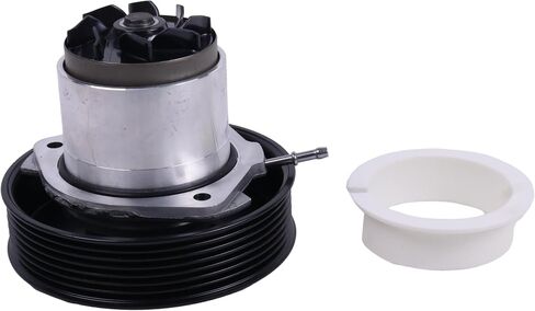 Engine Water Pump 95810603302 Compatible with Porsche Cayenne 3.6L Petrol 2011-2014 2016-2017 3.0L Diesel 2015 Volkswagen Touareg V6 3.6L Petrol 2011-2017 in Saudi Arabia