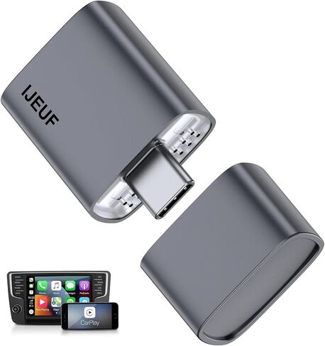 Mini CarPlay Wireless Adapter,Wireless Carplay Adapter,No Cable,Instant Connection,100% Restore Sound & Lmages, for iPhone iOS 10+ and Car from 2018+ in Saudi Arabia
