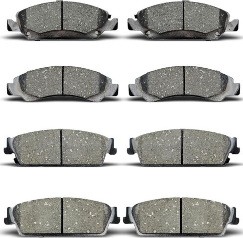 8pcs Ceramic Front Rear Disc Brake Pad Set Fit For 2008-2013 For Toyota For Highlander, D1324 D1325 in Saudi Arabia