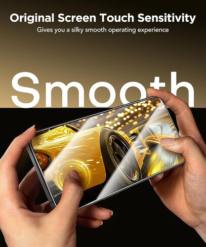 [3-Pack] Compatible with iPhone 15/16 Screen Protector with One-Step Installation Tray – HD Clarity, Eye Protection, 9H Hardness, Anti-Scratch, Bubble-Free, Military-Grade Glass Screen Protector in Saudi Arabia