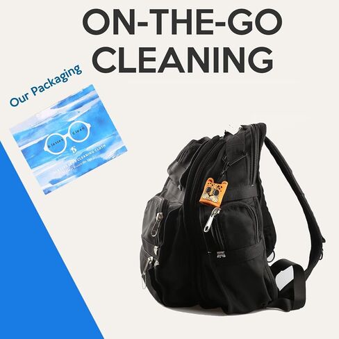 Glasses Cleaning Cloth Original Cute Animals, Microfiber Eye Glass Clean Cloths Cleaner Keychain for Eyeglasses Wipes, Camera Cell Phone,Screens, Camera 4PCS in Saudi Arabia