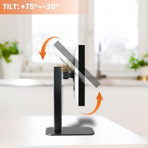 PUTORSEN TV Wall Mount - for Alexa Echo Show 21, Echo Show 15 Full Motion Wall Bracket, Holds up to 44lbs,VESA 75 and 100mm, Black in Saudi Arabia