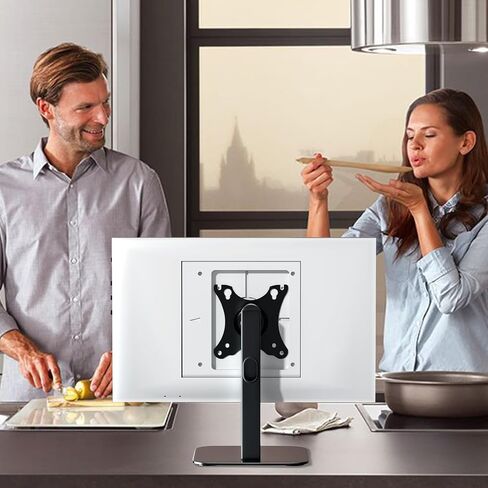 PUTORSEN TV Wall Mount - for Alexa Echo Show 21, Echo Show 15 Full Motion Wall Bracket, Holds up to 44lbs,VESA 75 and 100mm, Black in Saudi Arabia