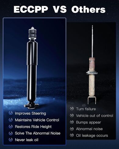 ECCPP shock Struts shock absorbers for 2003-2022 for Chevrolet Express 2500,2003-2022 for Chevrolet Express 3500,2003-2022 for GMC Savana 2500 shock Struts for G61895 Front shocks in Saudi Arabia