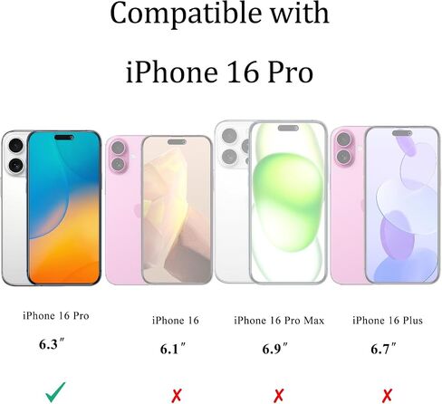 KAREEN 2 Pack Screen Protector for iPhone 16e 6.1-Inch Tempered Glass Film, Anti Scratch, Bubble Free, Case Friendly, Easy to Install in Kuwait