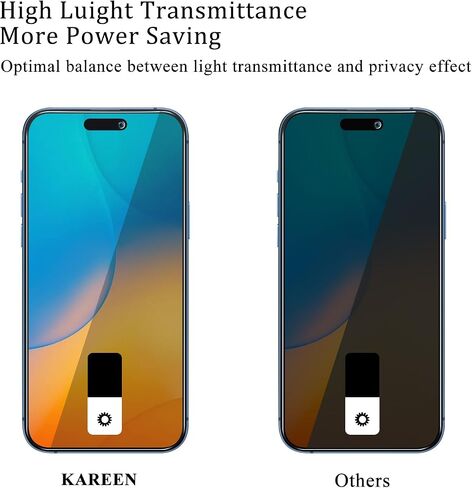 KAREEN 2 Pack Screen Protector for iPhone 16e 6.1-Inch Tempered Glass Film, Anti Scratch, Bubble Free, Case Friendly, Easy to Install in Kuwait
