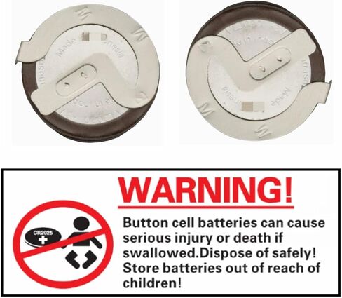 BestParts 2Pcs VL2020 90 Degrees Remote Key Fob Rechargeable Battery Replacement for BMW E39 E46 E60 E90 E92 3V 20mah in Saudi Arabia