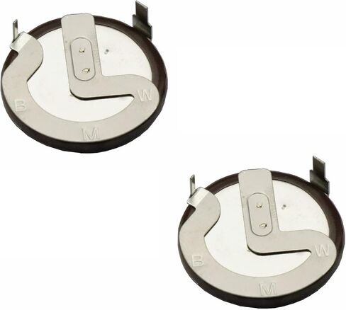 BestParts 2Pcs VL2020 90 Degrees Remote Key Fob Rechargeable Battery Replacement for BMW E39 E46 E60 E90 E92 3V 20mah in Saudi Arabia