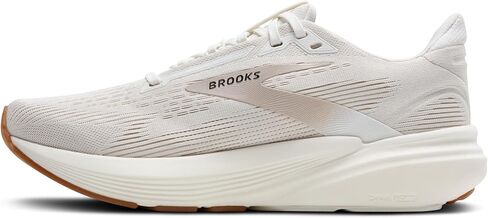 Brooks Women’s Revel 8 Runned Running & Walking Shoe - White/Chateau Gray - 5.5 Wide in Kuwait