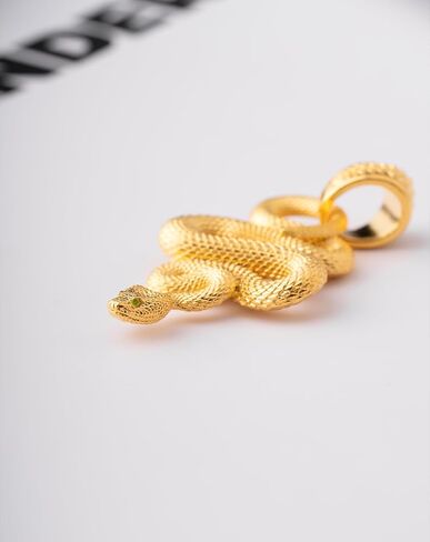 COPPERTIST.WU Snake Pendant Necklace 925 Sterling Silver Viper Handmade Jewelry Gift Goth Animal for Men Women in Saudi Arabia