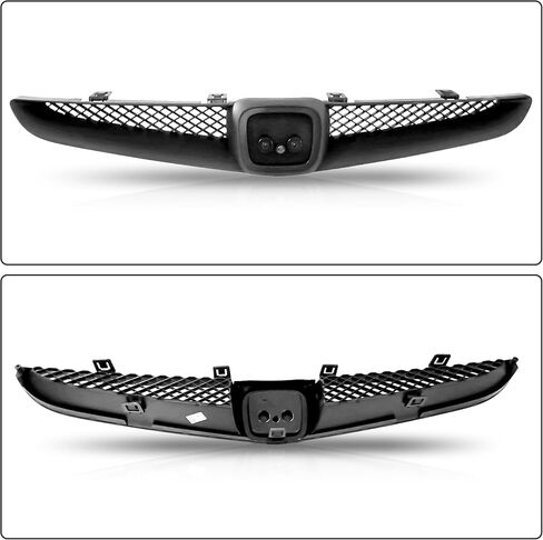 تدفق قطع الغيار لعام 2007 2008 هوندا Fit Base/DX/LX/Sport Front Grille Grille Assembly Black in Saudi Arabia