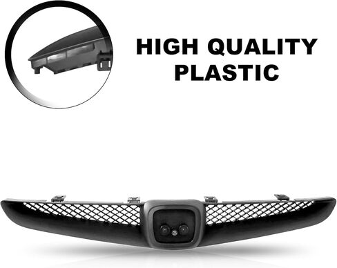 تدفق قطع الغيار لعام 2007 2008 هوندا Fit Base/DX/LX/Sport Front Grille Grille Assembly Black in Saudi Arabia