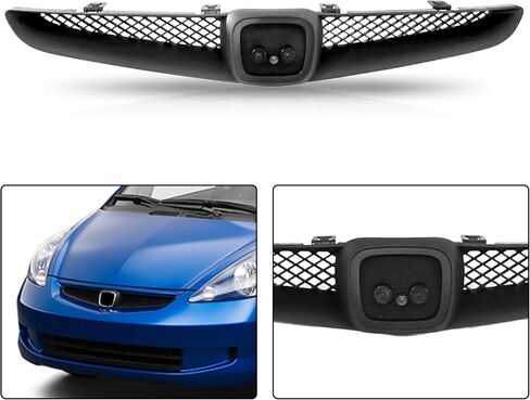 تدفق قطع الغيار لعام 2007 2008 هوندا Fit Base/DX/LX/Sport Front Grille Grille Assembly Black in Saudi Arabia