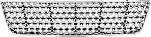 KUAFU Front Bumper Lower Grille Compatible with 2006-2013 Chevy Impala 2014-2016 Chevrolet Impala Limited Replacement for GM1036106 Hood Grill Insert Guard Plastic(ABS+PP) -Silvery in Saudi Arabia