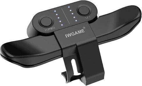 IWGAME Back Paddles for PS5 Controller, Plug and Play with 4 Back Buttons Attachment Compatible with PS5/PC/MAC, Support Turbo, Rrogrammable, Map, Key Swap Functions(Not include Controller) in Saudi Arabia