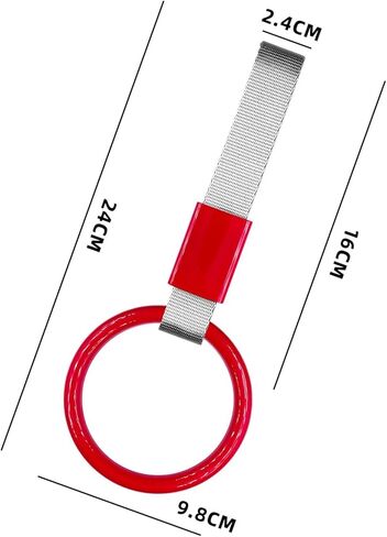 Tsurikawa Car Handle Strap - Drift in Style with JDM Accessories(Heart: Blue/White) in Kuwait