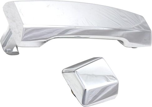 Exterior Front Door Handle Compatible with NISSAN TITAN 2004-2015 RH All Chrome Handle+Cap in Saudi Arabia