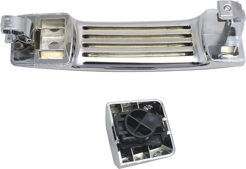 Exterior Front Door Handle Compatible with NISSAN TITAN 2004-2015 RH All Chrome Handle+Cap in Saudi Arabia