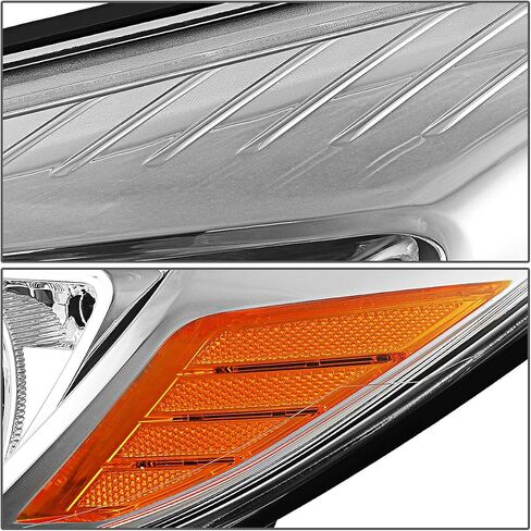 DNA MOTORING Pair Headlight Assembly Compatible with 12-14 Ford Focus, Smoke/Clear, HL-OH-FF12-SM-CL1 in Saudi Arabia