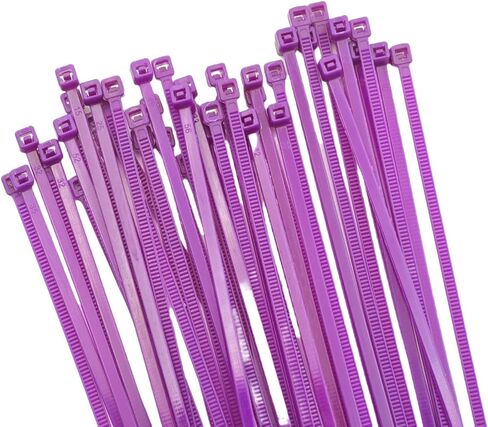50pcs Blue Cable Ties 10inch, 0.19 wide zip ties-heavy duty, Durable Outdoor Wire Ties with 50lbs Tensile Strength, Nylon Material, UV Resistant, for Home, Fence, Gardening in Kuwait