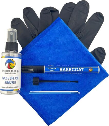 American Touch Up Paint Accit Match متوافق مع Toyota Shoreline Blue Pearl 8V5 - فرشاة قلم الطلاء ، التمهيدي/basecoat/clearcoat in Kuwait