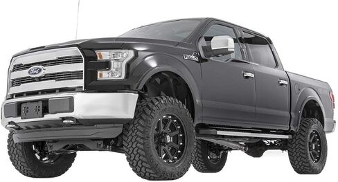 Rough Country 6" Suspension Lift Kit with Vertex Coilovers & Vertex Shocks for Ford F-150 4WD (2015-2020) in Saudi Arabia