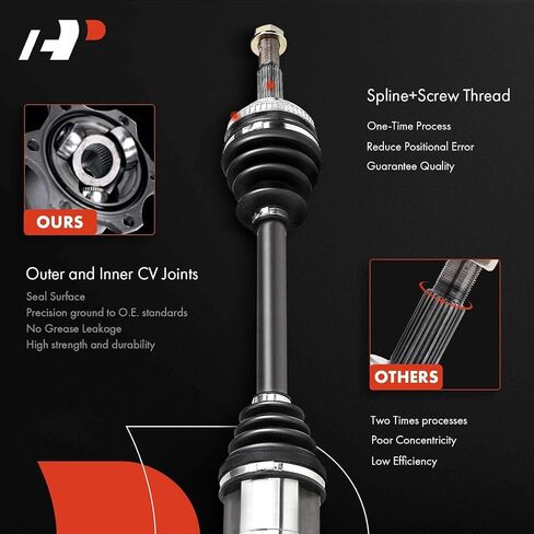 A-Premium CV Axle Assembly-متوافق مع Nissan X-Trail 2002-2010 ، 2.5L ، ناقل حركة أوتوماتيكي-جانب الراكب الأيمن الأمامي in Saudi Arabia