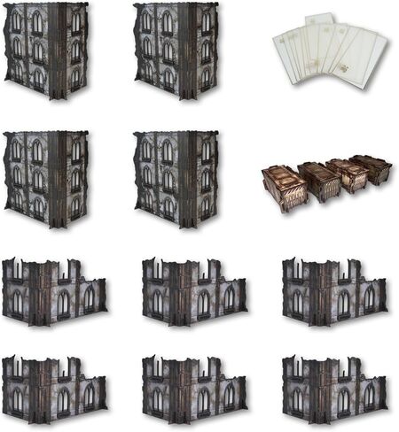 حاوية Wargame Tabletop Terrain 4pcs لـ WH40K و DND وألعاب الطاولة الأخرى in Kuwait