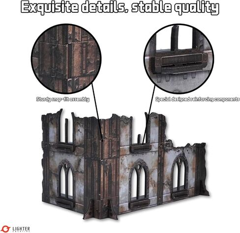 حاوية Wargame Tabletop Terrain 4pcs لـ WH40K و DND وألعاب الطاولة الأخرى in Kuwait