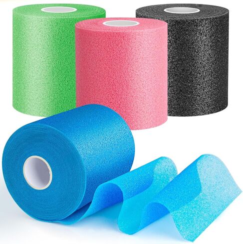New 2025 8-Pack Randomly Colored Pre Wrap Tape, Premium Prewrap Athletic Tape for Hair Soccer, Sports Pre-Wrap Foam Underwrap Headbands in Kuwait