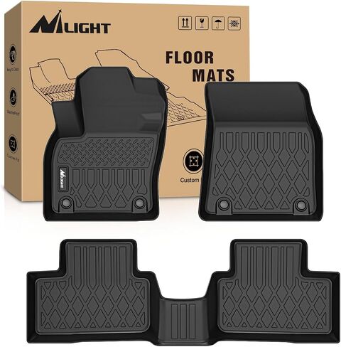 Nilight TPE Floor Mats for Volvo XC90 2016 2017 2018 2019 2020 2021 2022 2023 2024 2025 (Only for Plug-in Hybrid Models) All Weather Custom Fit Heavy Duty Floor Liners in Saudi Arabia