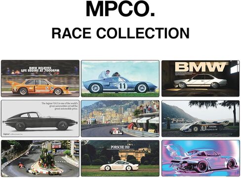 MPCO Racing Artist Series Moncao GP, 1993 Large Size WFH Mousepad Full Desk (Monaco GP 1993, DuraGlyde Fabric (Large (36" x 17")) in Kuwait