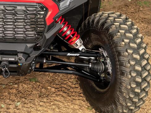 SuperATV Forward Offset A-ARMS لـ 2024+ Polaris RZR XP 1.5 | 2024+ Polaris RZR XP 4 (AA-P-RZRXPOHC-001-02#AA)-Black in Saudi Arabia