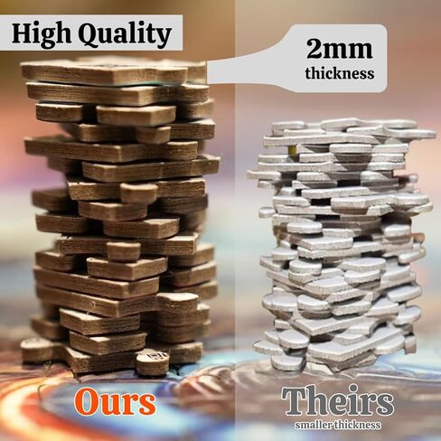 Jigsaw Puzzles for Adults 1000 Pieces - Challenging Colorful and Unique with Large Poster - Hard with Letters on Back - Rompecabezas para Adultos - Gifts for Adult, Couples, Teens (Colorful Mountains) in Kuwait