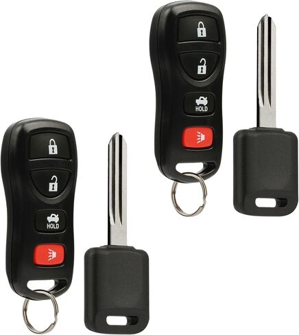 مفتاح السيارة FOB FOB الإدخال عن بُعد مع مفتاح الإشعال يناسب KBRASTU15 4-BTN ، مجموعة من 2 in Saudi Arabia
