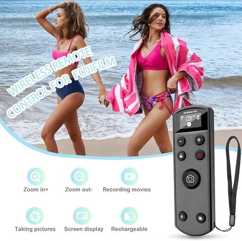 Remote Control for Nikon Camera,USB-C Rechargeable Wireless Shutter Release with OLED Screen – Video, Zoom & Focus Control for for Nikon A1000, B600, P1000, P950, Z6III, Z30, Z50II, Zfc, Z5 (White) in Saudi Arabia