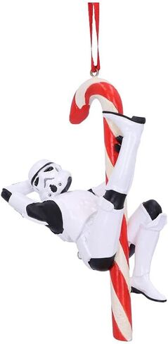 Nemesis Now Stormtrooper Candy Cane Hanging Ornament Decoration 12cm, Christmas in Kuwait