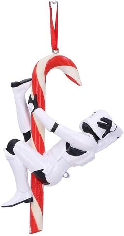 Nemesis Now Stormtrooper Candy Cane Hanging Ornament Decoration 12cm, Christmas in Kuwait