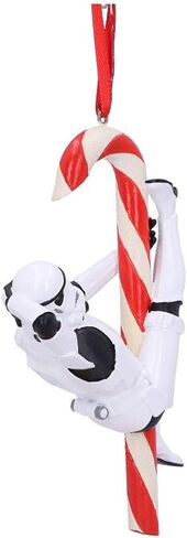Nemesis Now Stormtrooper Candy Cane Hanging Ornament Decoration 12cm, Christmas in Kuwait