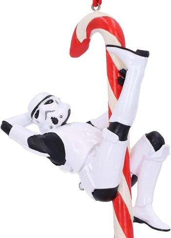 Nemesis Now Stormtrooper Candy Cane Hanging Ornament Decoration 12cm, Christmas in Kuwait