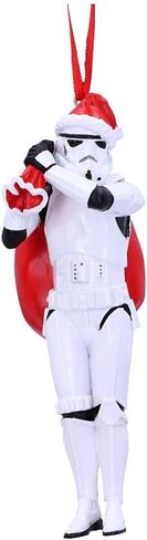 Nemesis Now Stormtrooper Candy Cane Hanging Ornament Decoration 12cm, Christmas in Kuwait