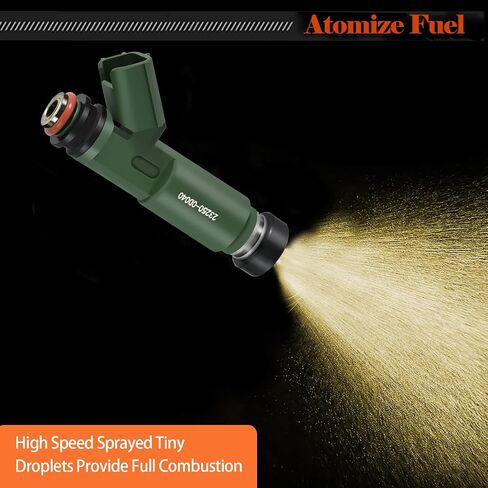 Fuel Injectors 23250-0D040 Set of 4 Compatible with Chevrolet Prizm 2000 2001 2002 for Toyota Celica 2000-2005, for Matrix 2003-2007, for Pontiac Vibe 2003 2004 2005 1.8L L4 Gas DOHC in Saudi Arabia
