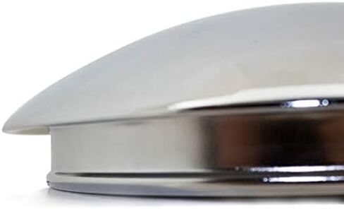 New Set of 4 Chrome Baby Moon Wheel Center Caps 7.5" Backside Diameter Metal Steel for American Racing VN31 Rim in Saudi Arabia
