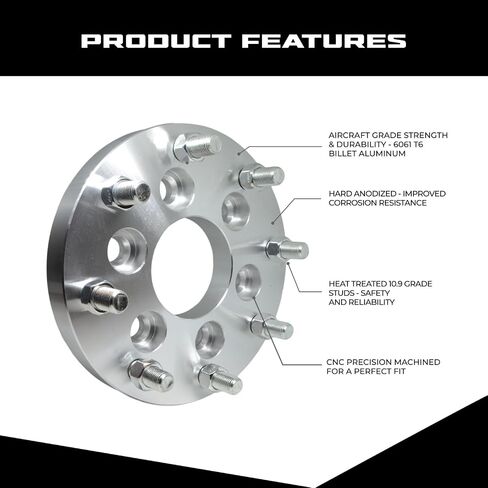 محولات العجلة 2 ezaccessory 2 × 5.5 إلى 8x180 سمك 1.5 بوصة in Saudi Arabia