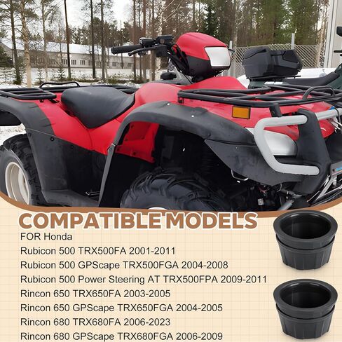 2pcs قبعة مركز العجلات الأمامية أو الخلفية لهوندا روبيكون 500 650 680 TRX500FA FGA FPA TRX650FA FGA TRX680FA FGA 2001-2023 44732-HN2-010 in Saudi Arabia